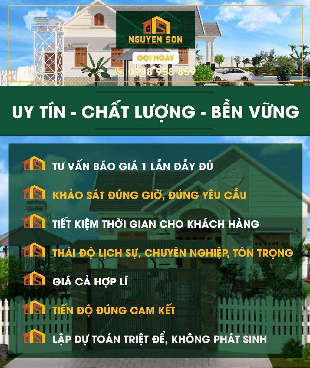 Xây Dựng Nguyễn Sơn được khách hàng tin tưởng và chọn lựa