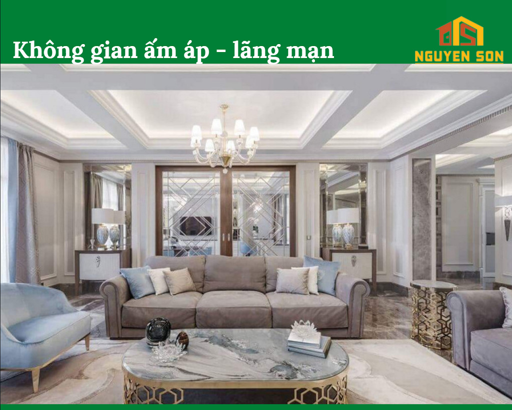 Nội thất nhà ở phong cách tân cổ điển quận Bình Tân