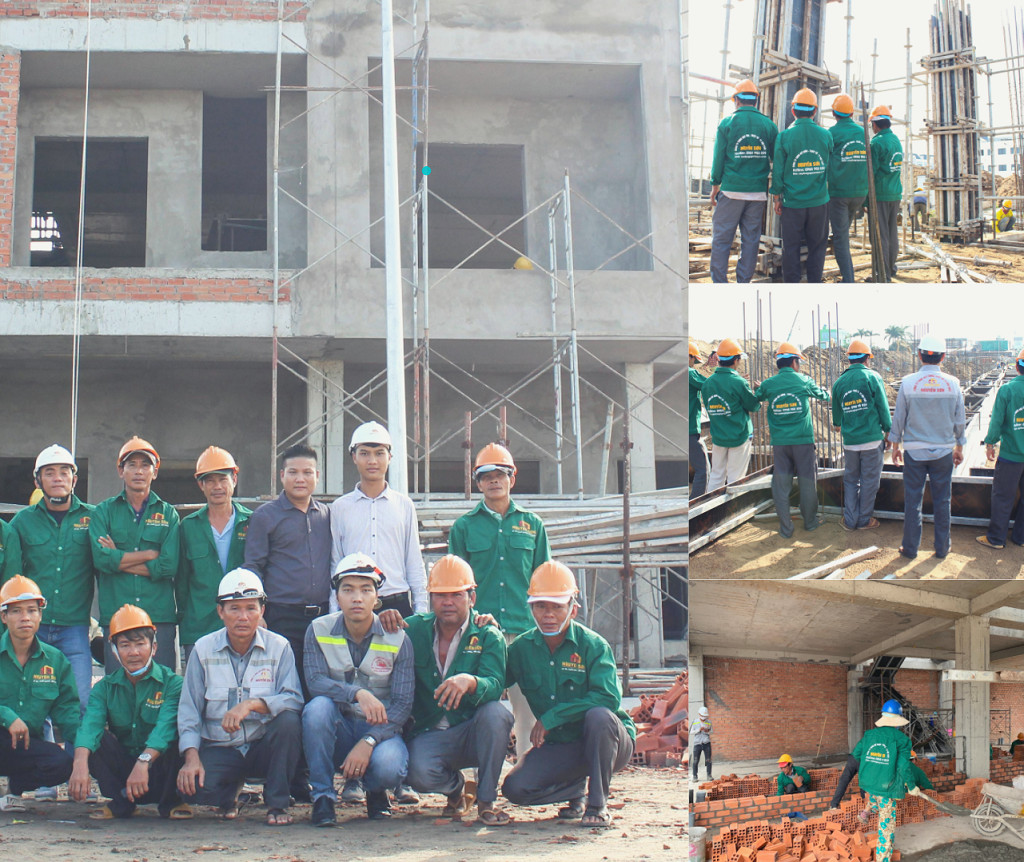 Công tác thi công hoàn thiện nhà ở được thực hiện bởi đội ngũ nhân công chất lượng