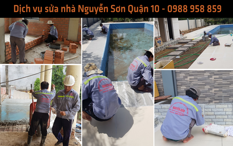 Dịch vụ sửa nhà Nguyễn Sơn Quận 10