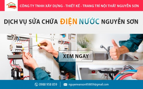 Dịch vụ sửa chữa điện nước Nguyễn Sơn